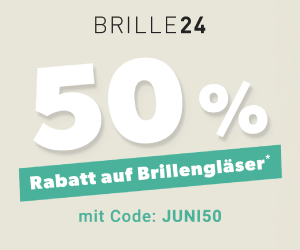 50% Rabatt auf Brillengläser